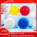 2/4PCS Kitchen Dishwashing Sponge Cloth Set - Strong Scouring Pad & Odor Resistant Miracle Wipe