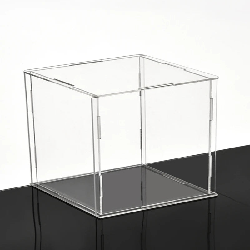 Clear Acrylic Display Box for Collectibles Dolls Models – Dustproof Storage