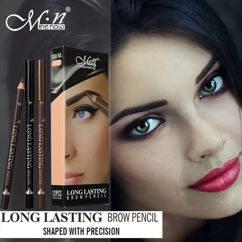 Long Lasting Waterproof Eyebrow Pencil & Eyeliner Set - Permanent Makeup Tools