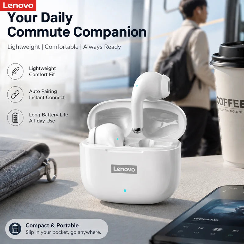 Wireless Bluetooth Headphones with HiFi Stereo & Noise Cancellation - Gaming Sports Earbuds