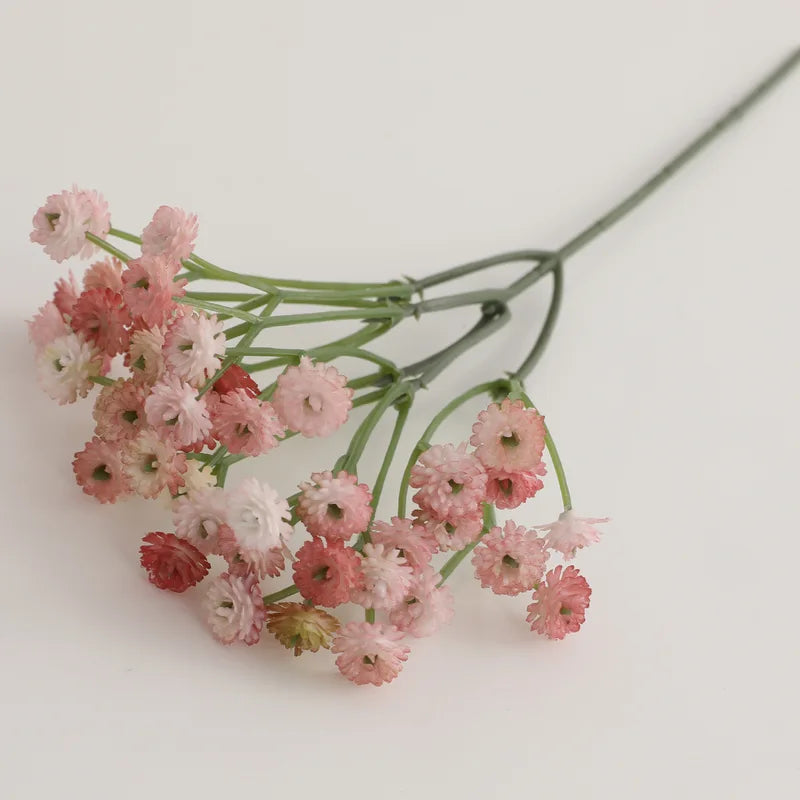 20Pcs Artificial Baby's Breath Latex Flowers for Wedding Bridal Decor Party Home