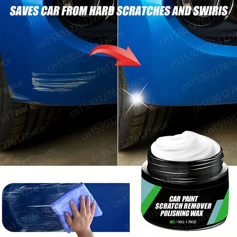 Car Scratch Wax Nano Gloss Polishing Kit - Swirl Remover & Paint Repair Paste