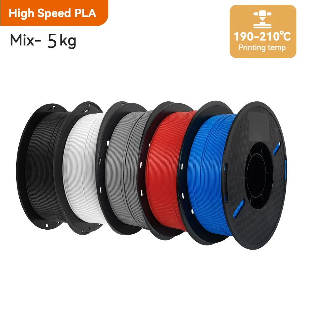 High Speed 3D Printer Filament PLA 1.75mm for FDM 3D Printing 5/10KG