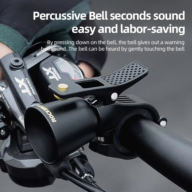 Bike Bell Alloy Copper Horn Cycling Safety Warning Ring - 100dB