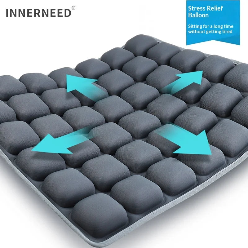 Anti-Decubitus 5D Air Cushion with 56 Interconnected Airbags for Pressure Relief Seat Pad