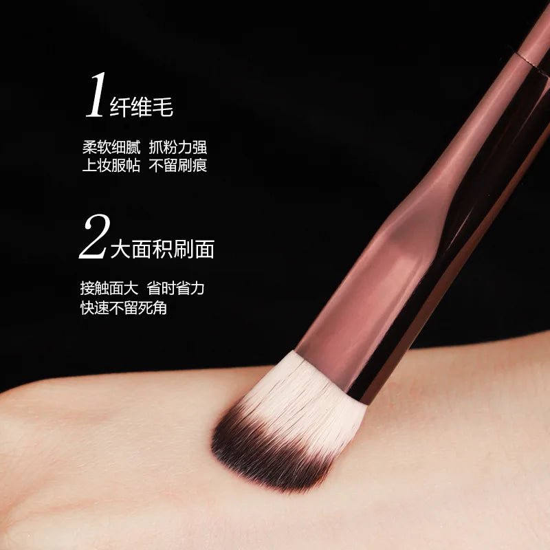 Angled Makeup Brush Set for Concealer and Eyeshadow - Professional Cosmetic Tool