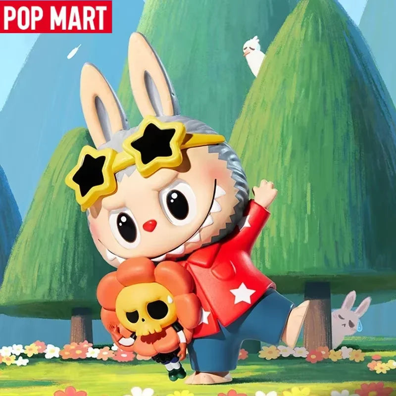 POP MART Hand In Hand Series Blind Box Cute Doll Figures - Original Desktop Ornament Toy