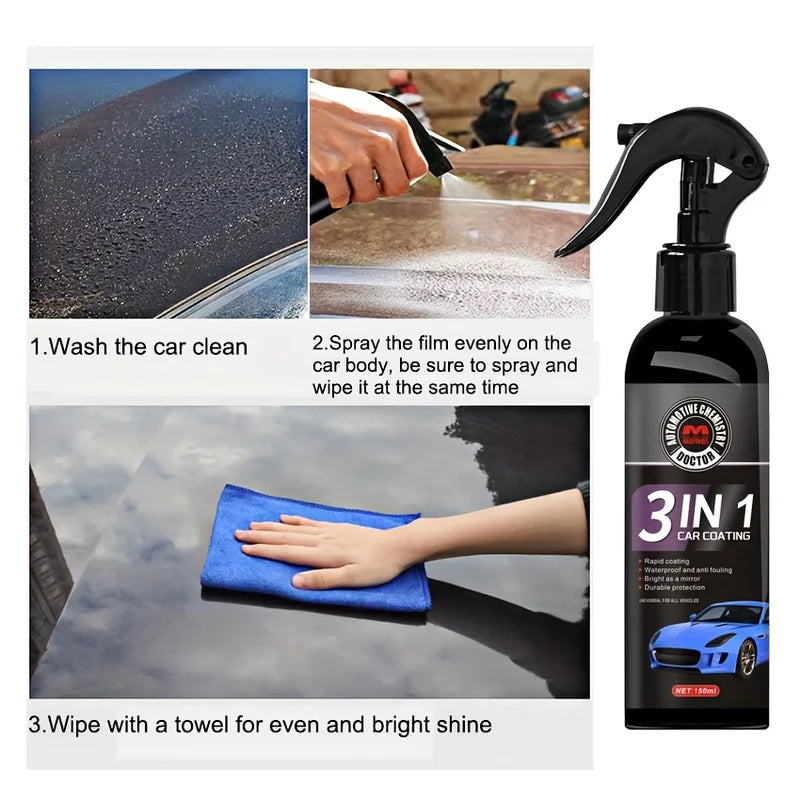 Universal Car Polish and Wax Kit - Scratch-Resistant Shine Protection for All Colors