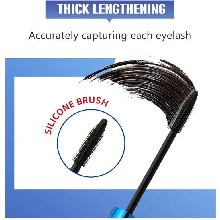 Waterproof Thick Eye Makeup Pencil - Smudge-Proof, Long-Lasting Black Eyeliner