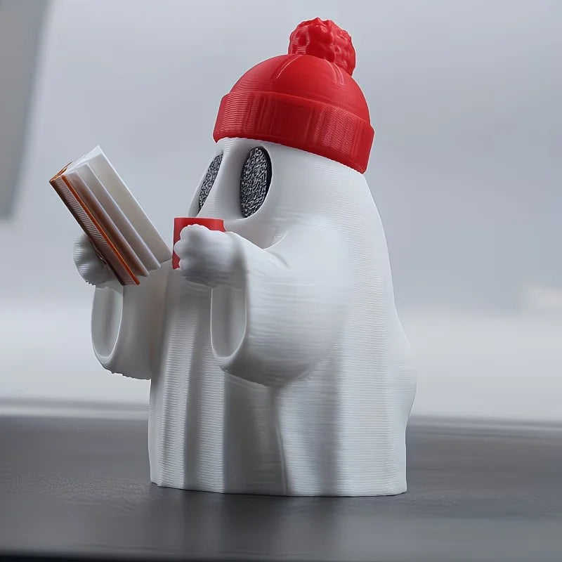 Cute Ghost Figurine - Halloween & Christmas Decor | Living Room & Desk Ornament