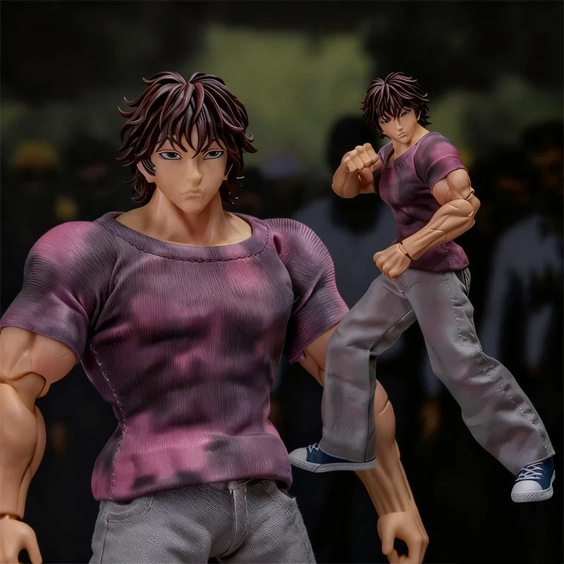 1/12 Scale Anime Baki Hanma Oni Action Figure Collectible Model for Desktop Decor