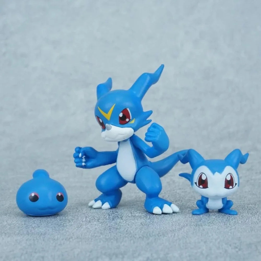 Anime Digimon Adventure V-mon & Gomamon Action Figures PVC Collectible Toys