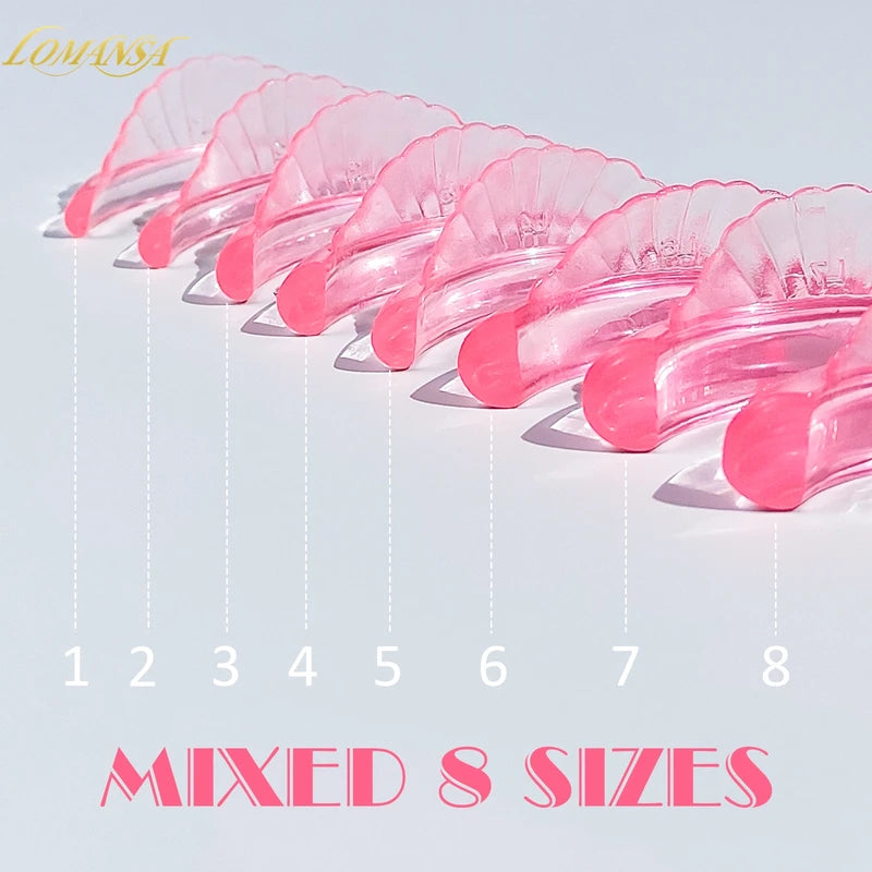 Eyelash Perm Pads & Shields - Reusable Lash Lift Stickers for Curling & Lifting