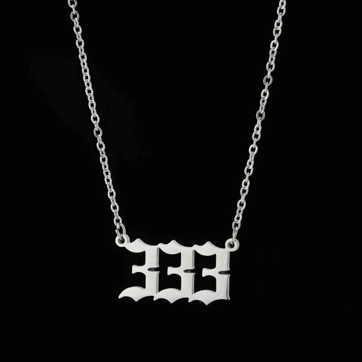 Statement Angel Number 7 Gold Pendant Necklace for Women Summer Fashion Jewelry