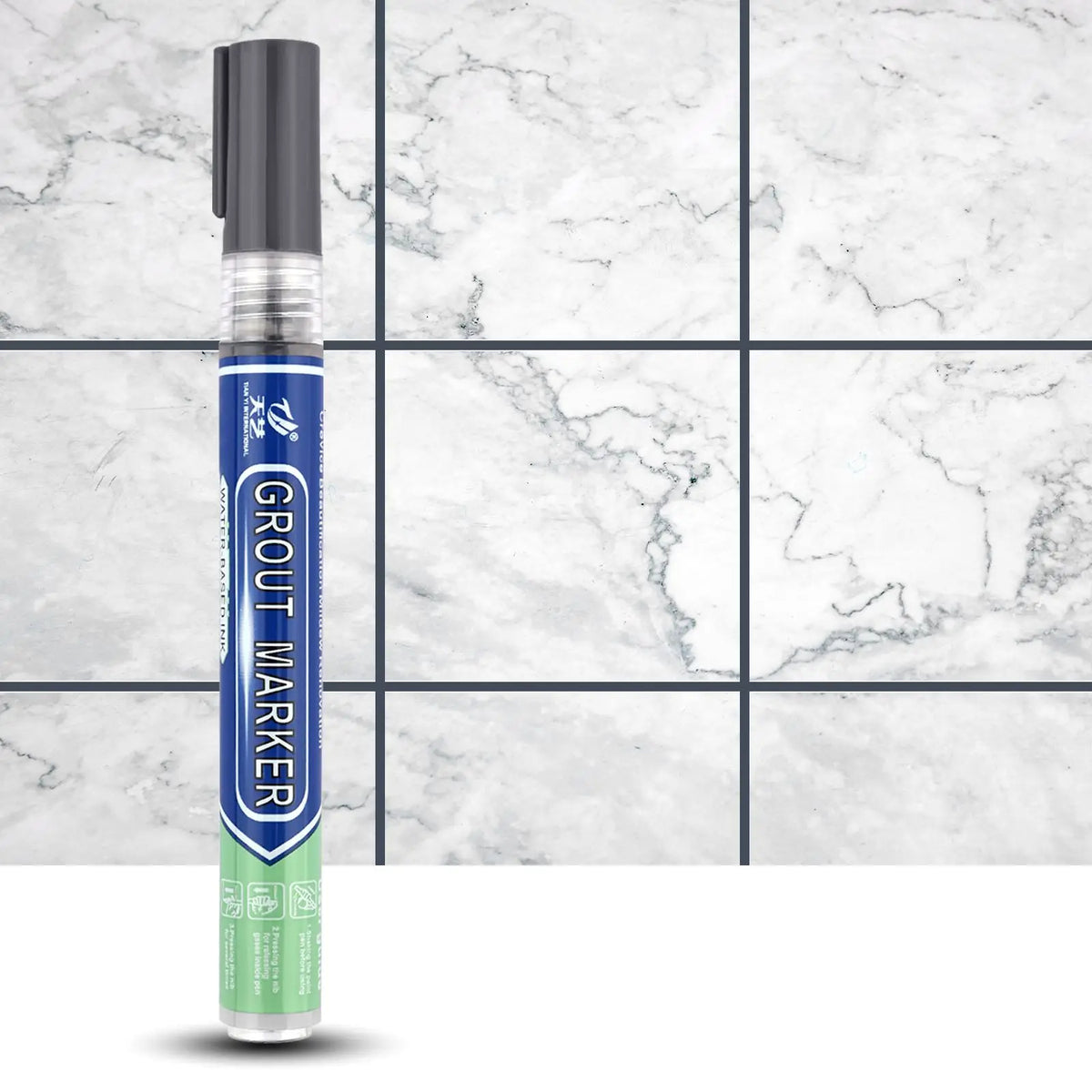 Waterproof Tile Gap Repair Marker Pen for Ceramic and Porcelain Walls