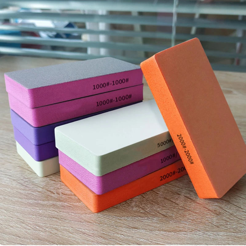 Polishing Sponge Block with Dual-Sided Grits for Fine & Coarse Surface Refinement