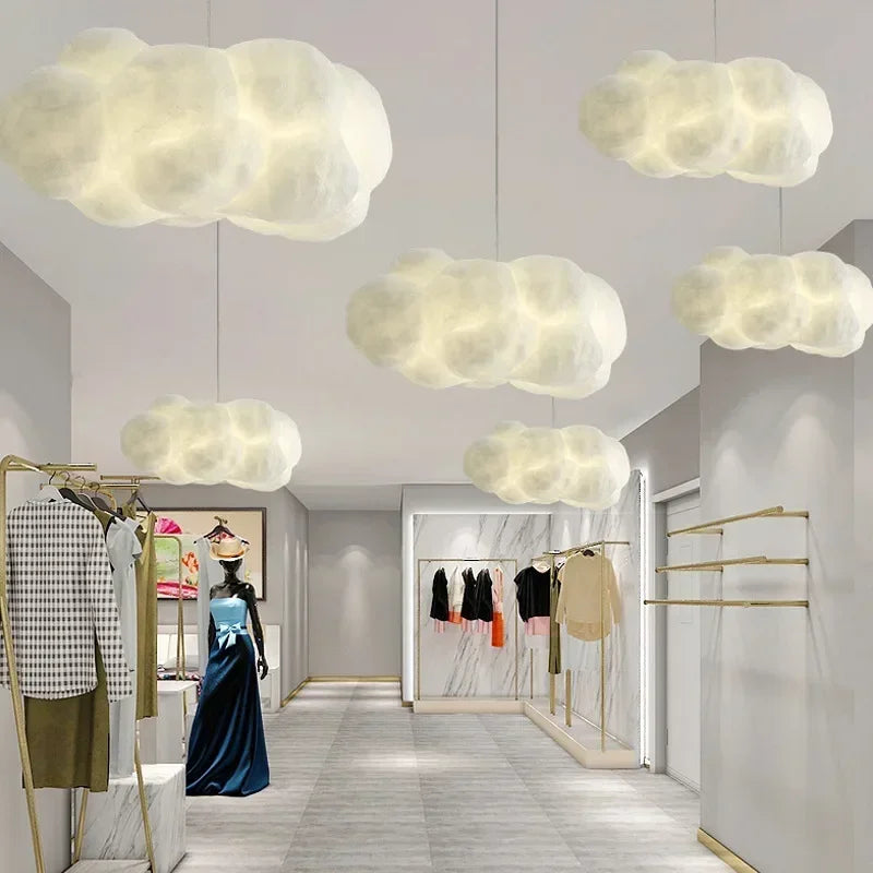 Modern Nordic Cloud Pendant Light for Living Room, Kids Room, Restaurant - Multiple Styles