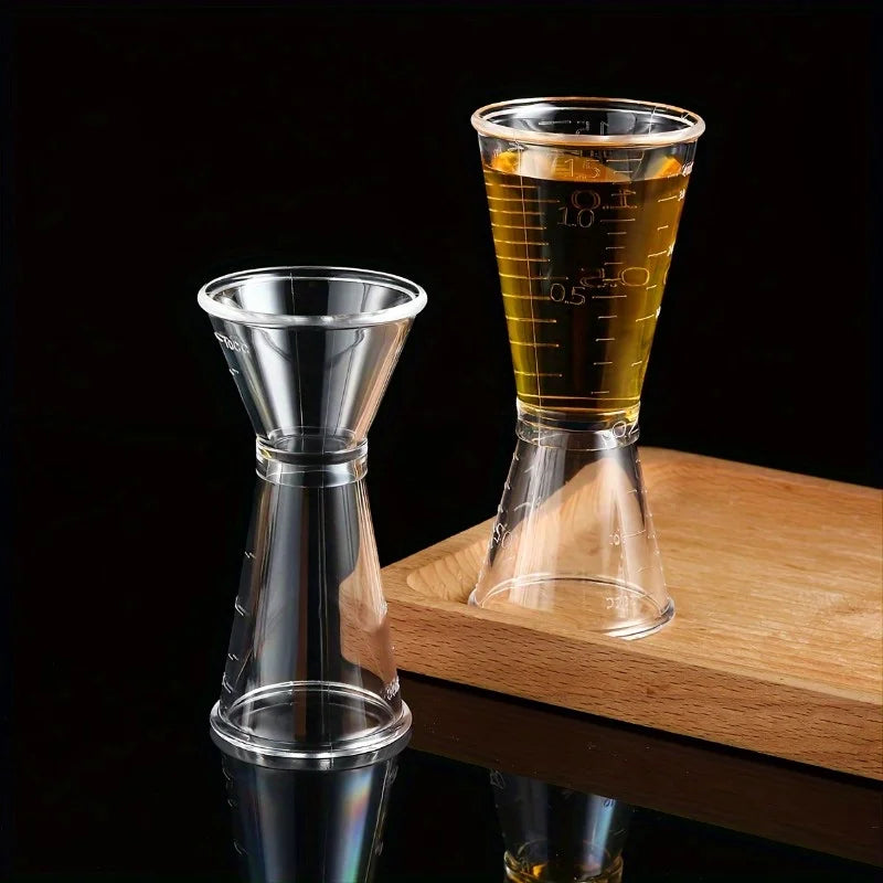 2-Pack Double-Headed Measuring Cups for Bar and Kitchen Use - Accurate & Easy to Use