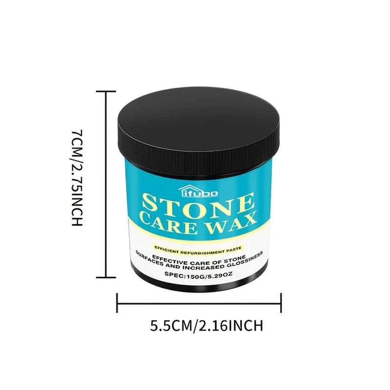 Marble & Stone Polishing Wax - High Gloss Enhancer for Tile and Granite