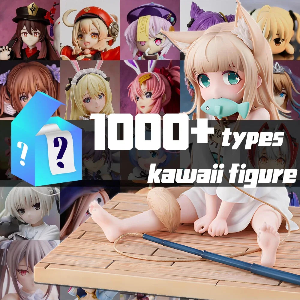 Anime Action Figures Mystery Box Blind Pack PVC Collectible Toy Set - Multiple Characters