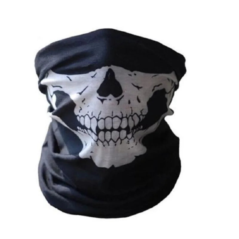 Outdoor Skull Mask Bandana for Motorcycle Cycling Sports Winter Halloween
