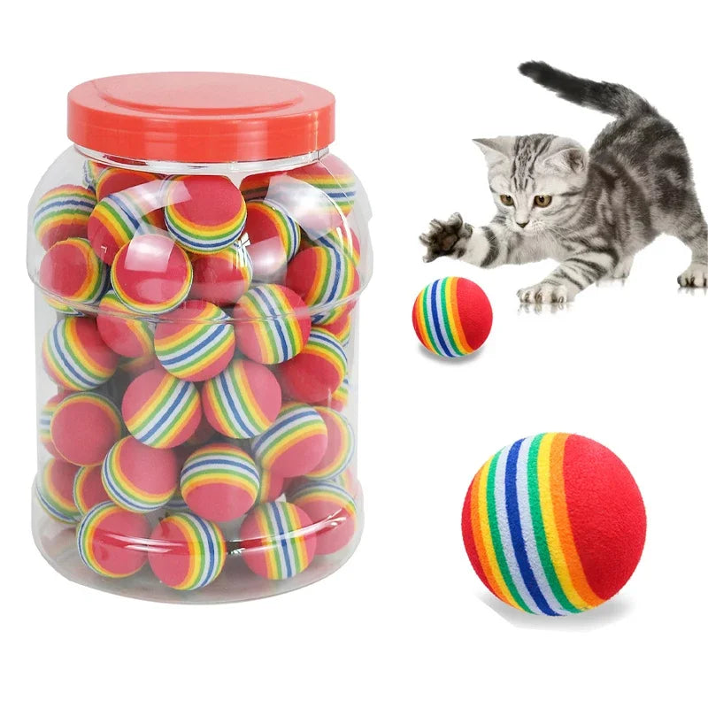 Interactive EVA Cat and Dog Toy Ball – Chew, Fetch & Teething Pet Plaything