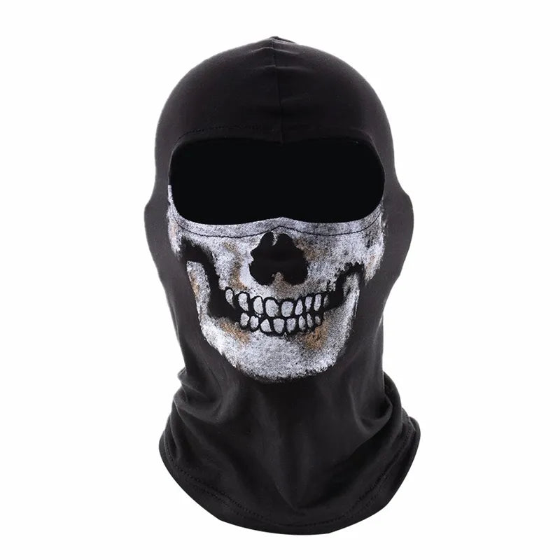 Cosplay Skull Mask Balaclava for War Games & Halloween - Ghost Face Style