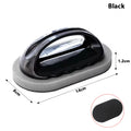 2-Piece Emery Sponge Cleaning Brush Set for Rust and Stain Removal - Kitchen and Bathroom Use