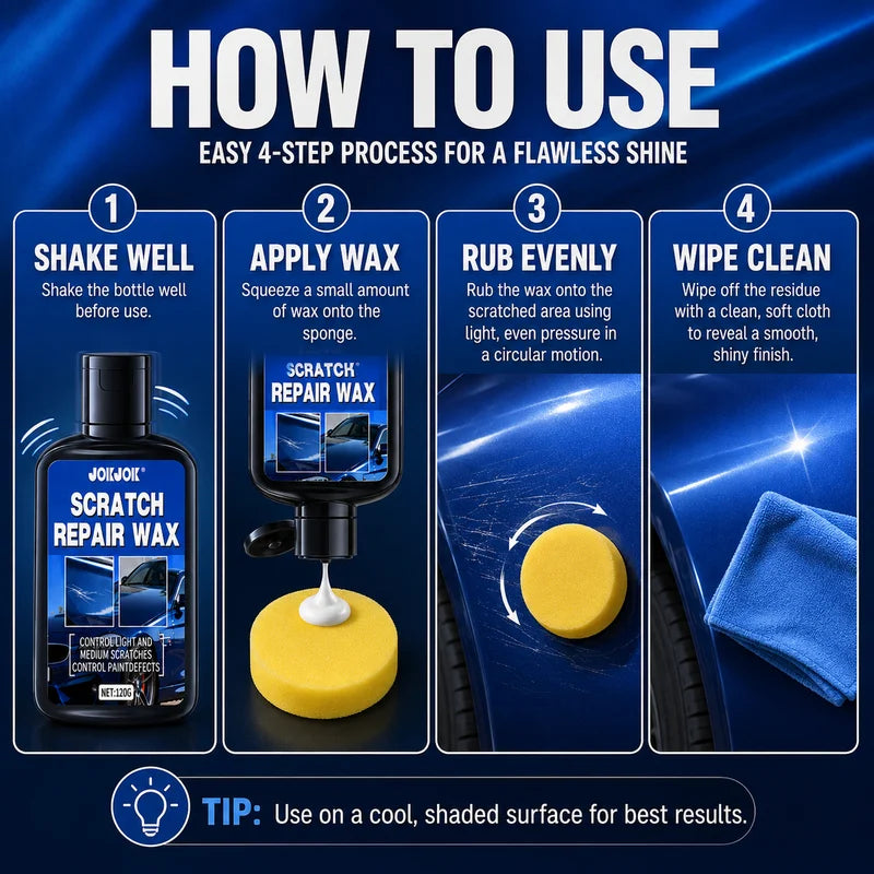 Automotive Scratch Repair Varnish with Anti-Scratch Wax - Car Paint Care Tools