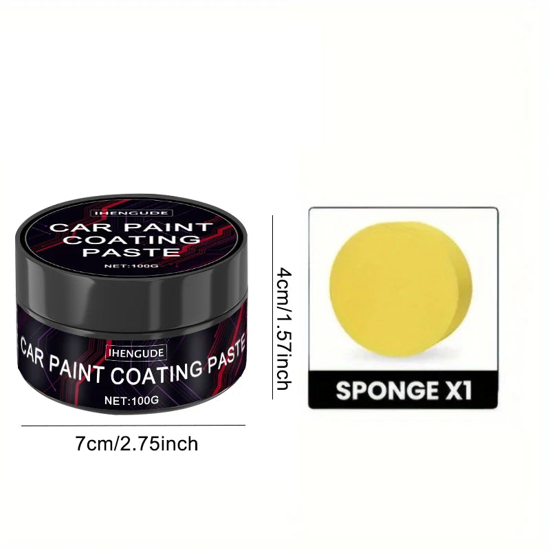 Car Wax Paste - Titanium Ceramic, Scratch Repair & Maintenance Polish