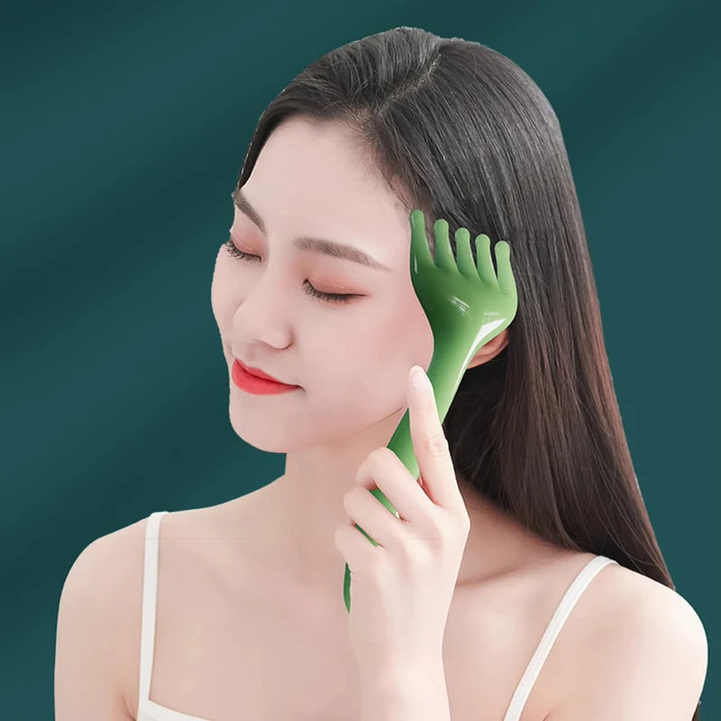 5 Claw Resin Meridian Massage Gua Sha Facial & Scalp Tool - Stress Relief