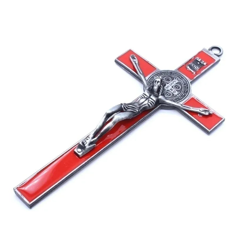 Church Wall Crucifix Cross Decor Antique Religious Relics Home Chapel Decor