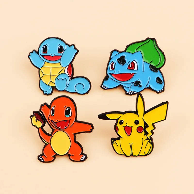 4-13pcs Cute Duck Enamel Pin Cartoon Animal Brooch Set Fashion Lapel Badge Jewelry Gift