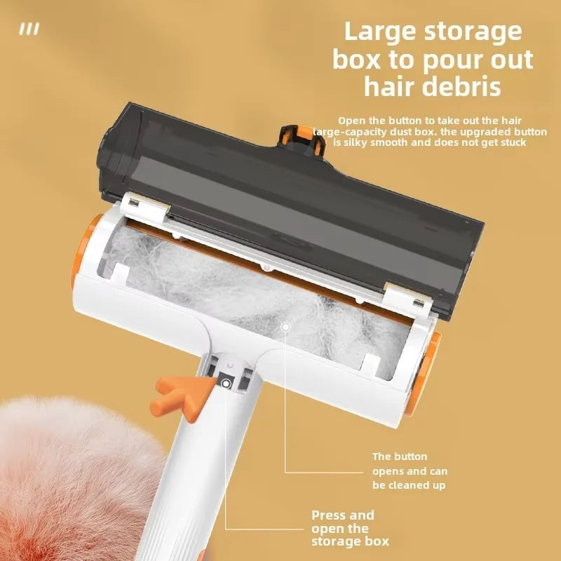 Double-Sided Static Lint Remover Brush for Clothes & Furniture - Reusable Portable Cleaner