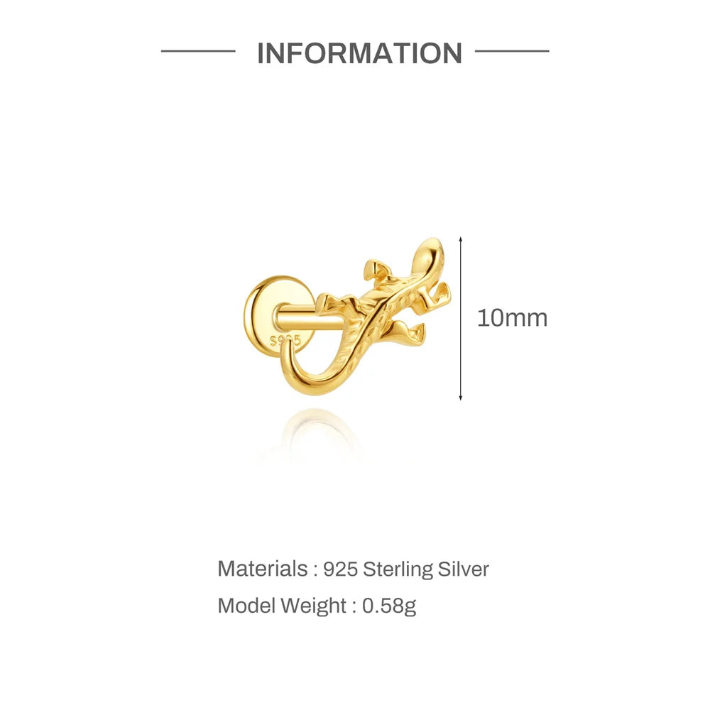 Sterling Silver 18K Gold Plated Ocean Animal Earrings Hypoallergenic Jewelry for Women