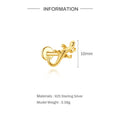 Sterling Silver 18K Gold Plated Ocean Animal Earrings Hypoallergenic Jewelry for Women