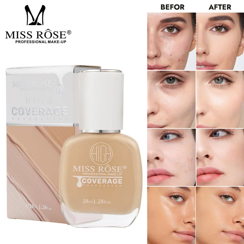 Lightweight Foundation & Concealer Cream for Brightening & Even Skin Tone - All Colors