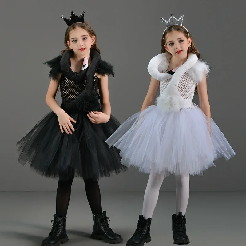 Children's Swan Costume Accessories for Role-Play and Halloween Party