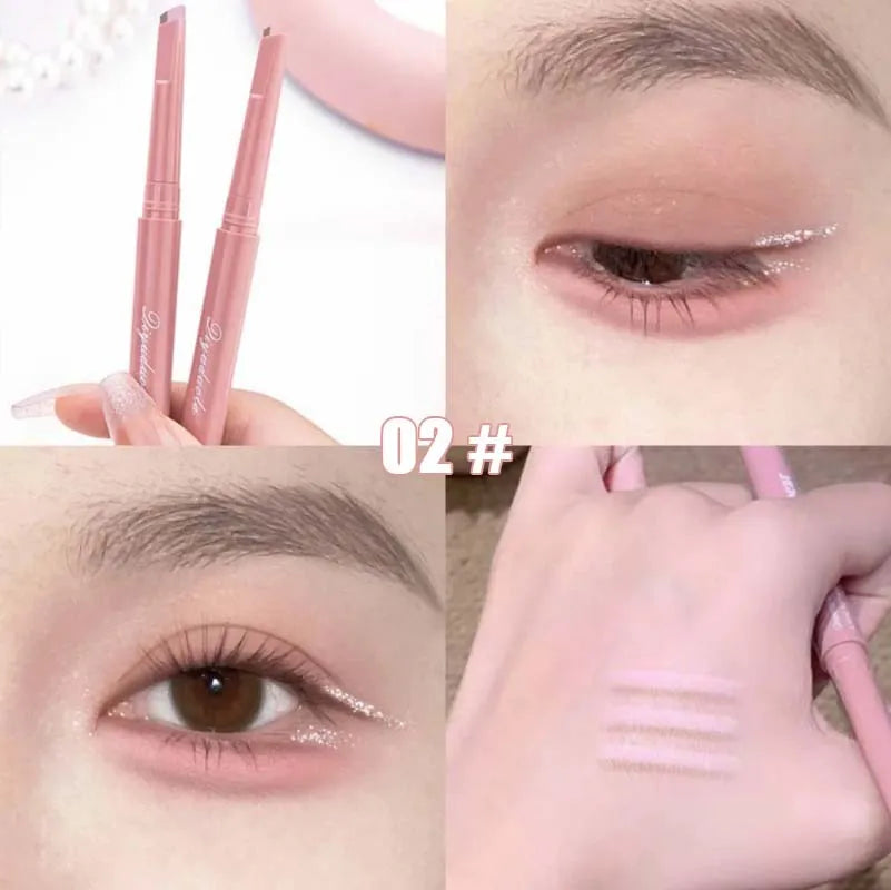 Brightening Waterproof Dual-Color Eye Highlighter Pencil - Natural Under-Eye Contour
