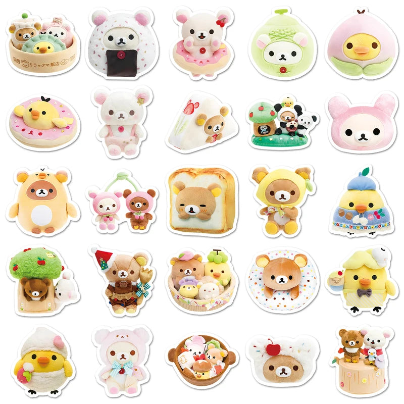 50 Pcs Cartoon Graffiti Stickers for Luggage Laptop Skateboard Waterproof Decals
