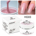 30ML Hard Gel for Nail Extensions - Milky White Builder & Reinforcement Gel