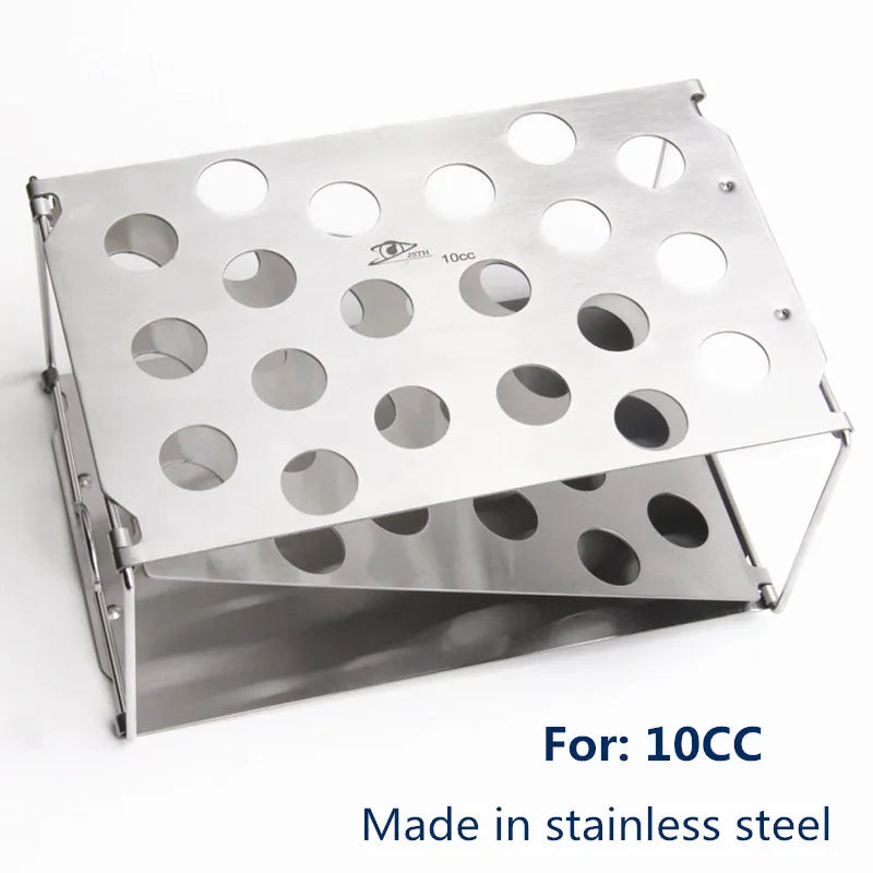 Foldable Autoclavable Syringe Rack for Liposuction 10CC 20CC 50CC Stainless Steel