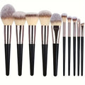 Professional Makeup Brush Set with Hypoallergenic Nylon & Soft Fluffy Bristles