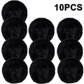 Bow-Shaped Round Plush Makeup Puff - Soft Reusable Face Powder Sponge