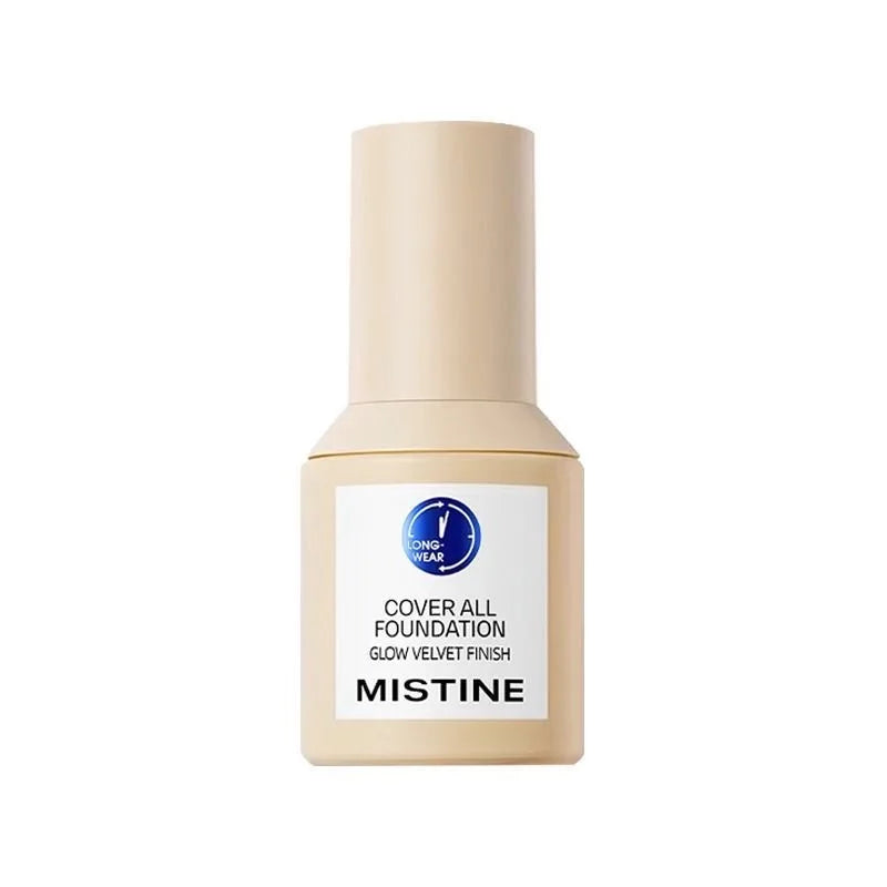 Vegan Liquid Foundation Makeup Base - Full Coverage, Long Wear, Matte Finish