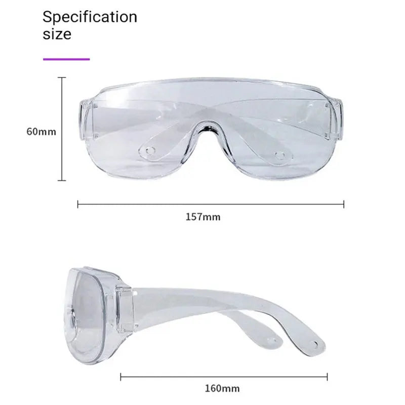 UV Protective Safety Glasses for Eyelash Extensions Cycling Wind Dust Proof Goggles