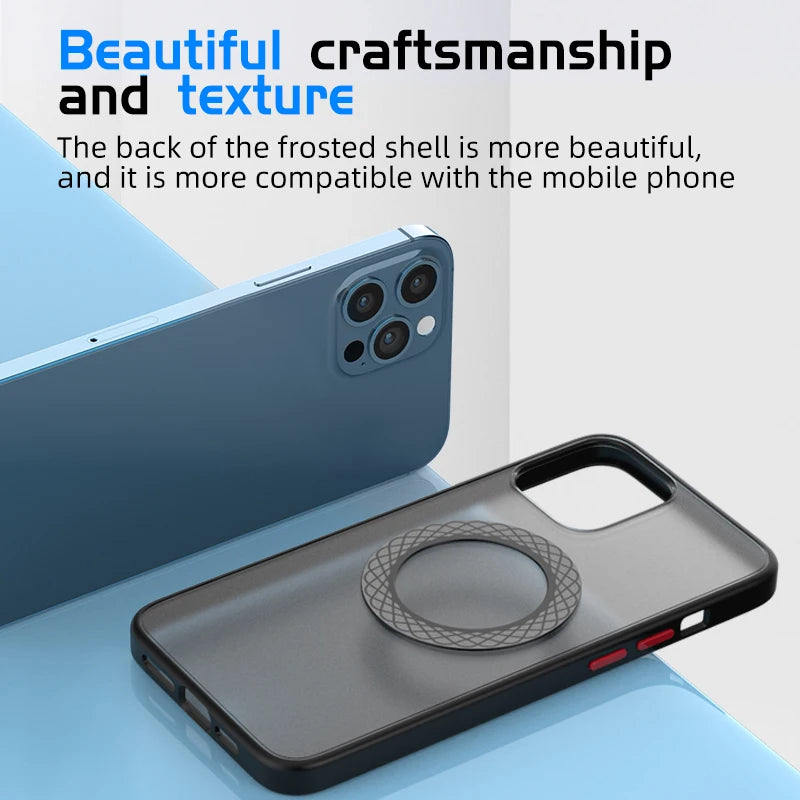 Magnetic Metal Plate Ring for Magsafe Wireless Charger CellPhone Holder - Multiple Colors