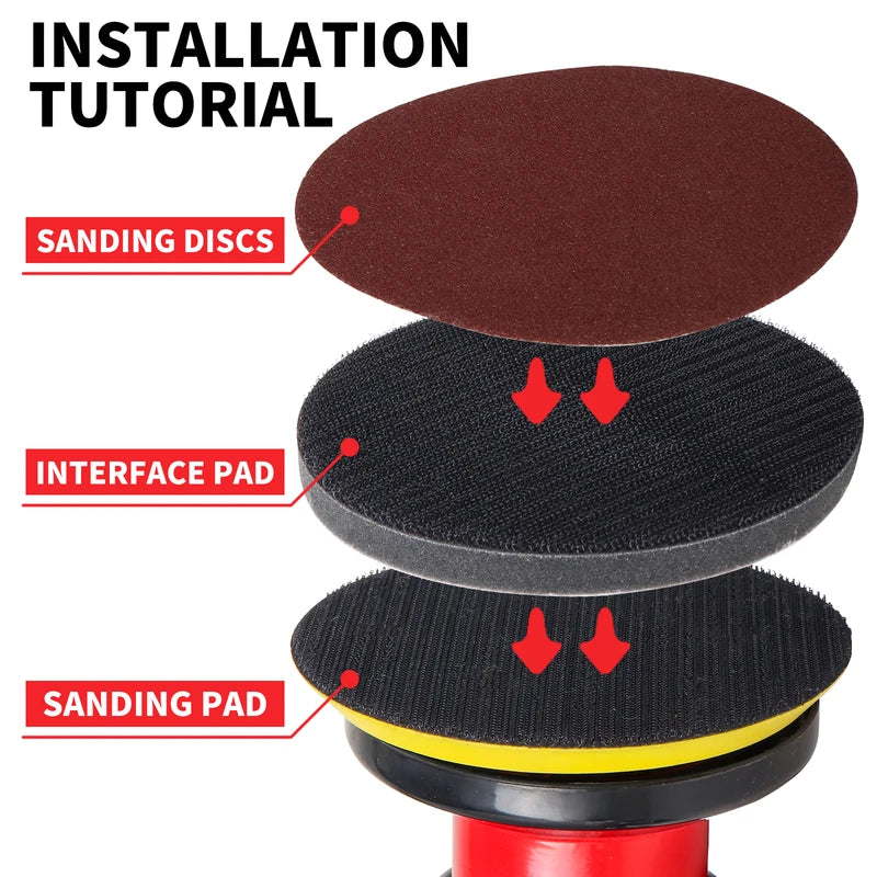 Auto Detailing Hook and Loop Buffer Pad Foam Backing for Polishing and Buffing