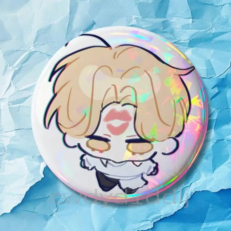 Cartoon Badge Pins Set - Round Brooches for Clothing, Bags & Accessories