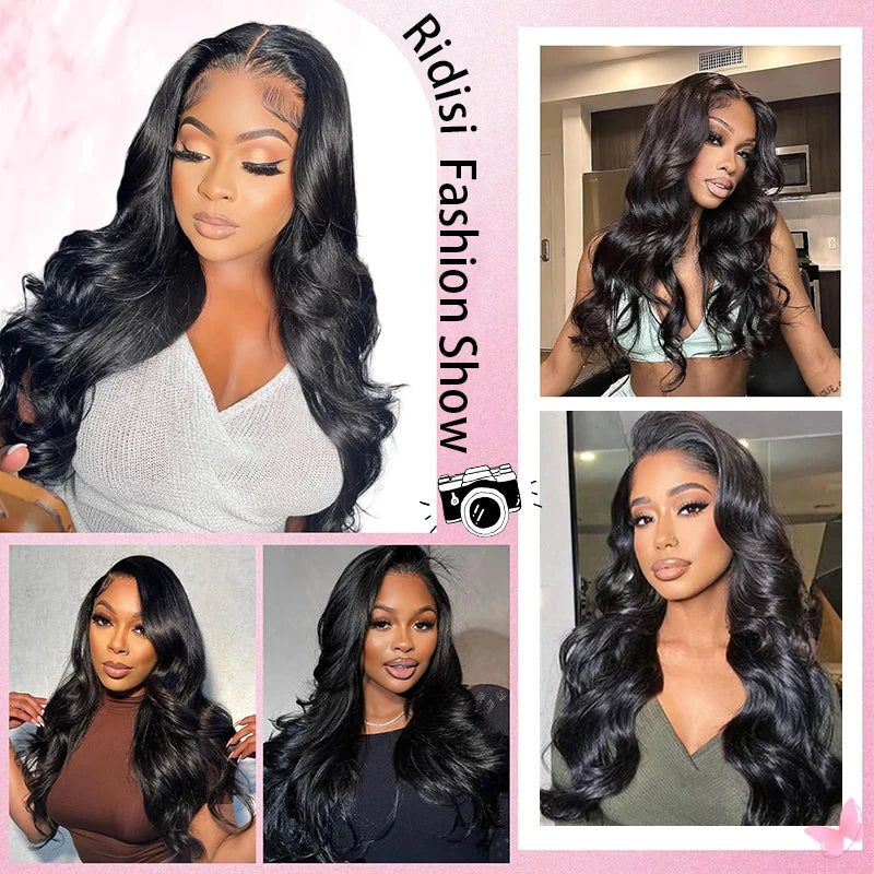 Natural Color Body Wave Human Hair Bundles 12-26 Inch Virgin Hair Extensions